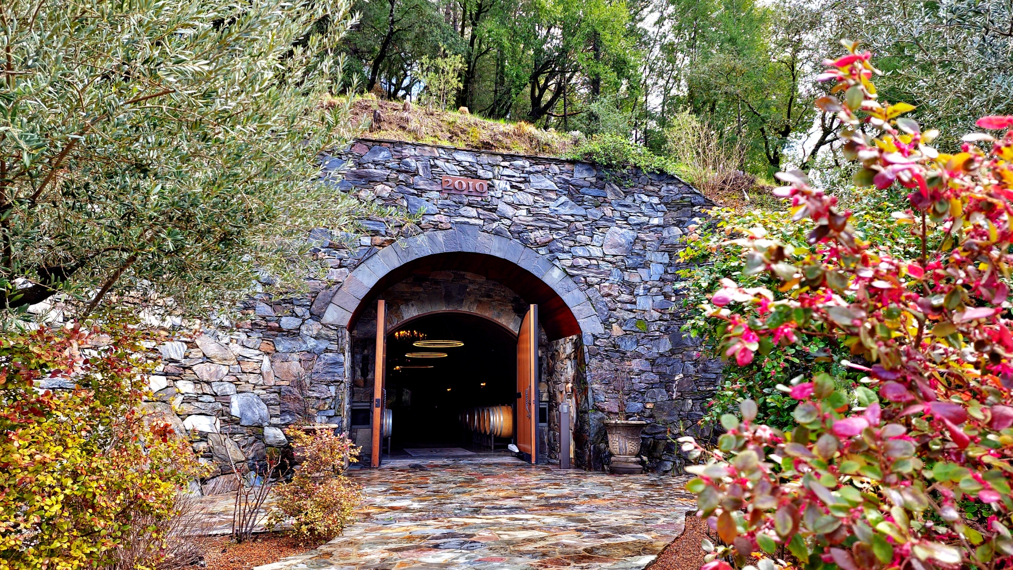 Thomas George Estates Wine Cave in Healdsburg CA