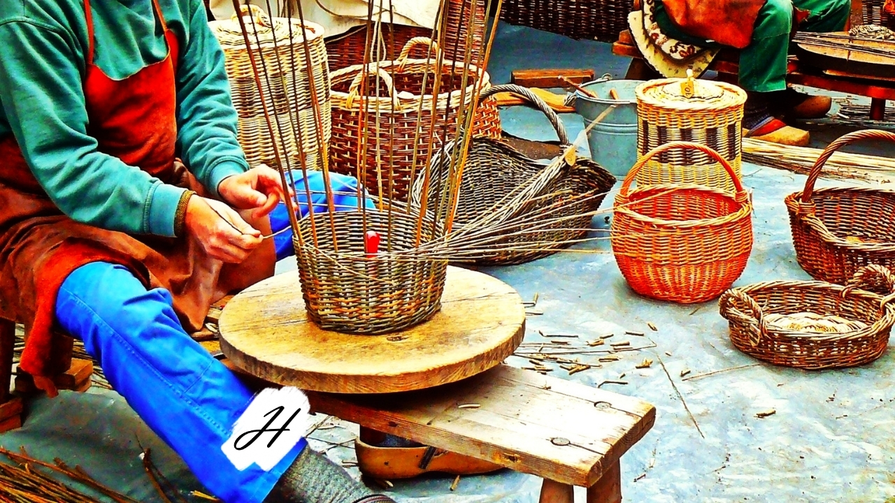 In-Gallery Basketmaking Demonstration at Healdsburg Museum 2021