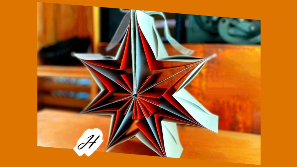 Star Book Ornament Virtual Class in Healdsburg 2021