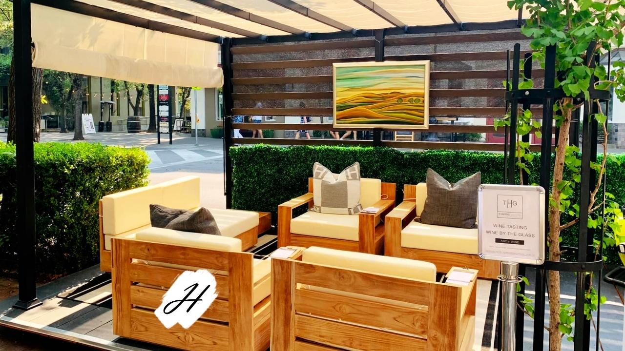 harris-gallery-outdoor-seating-in-healdsburg The Harris Gallery Outdoor Seating in Healdsburg CA