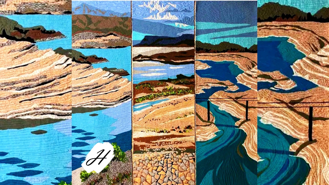 Quilted Collage Art Class in Healdsburg 2023