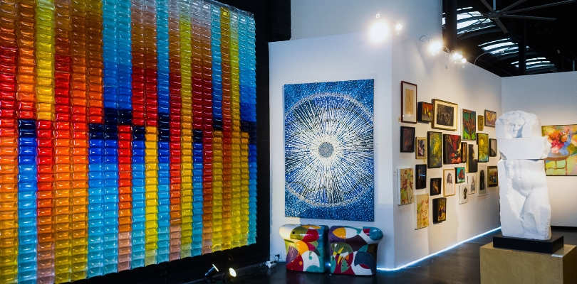 Healdsburg CA Tasting Rooms With Art