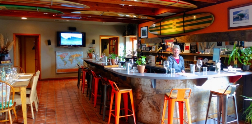 Longboard Vineyards Tasting Room Surfboards