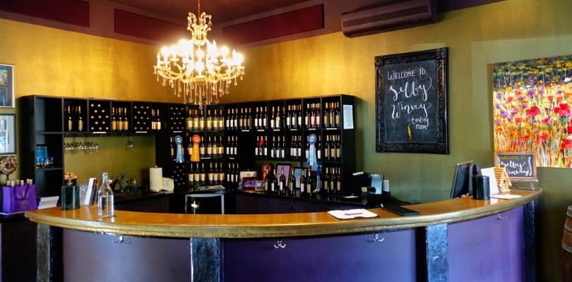 Selby Winery Tasting Room Decor