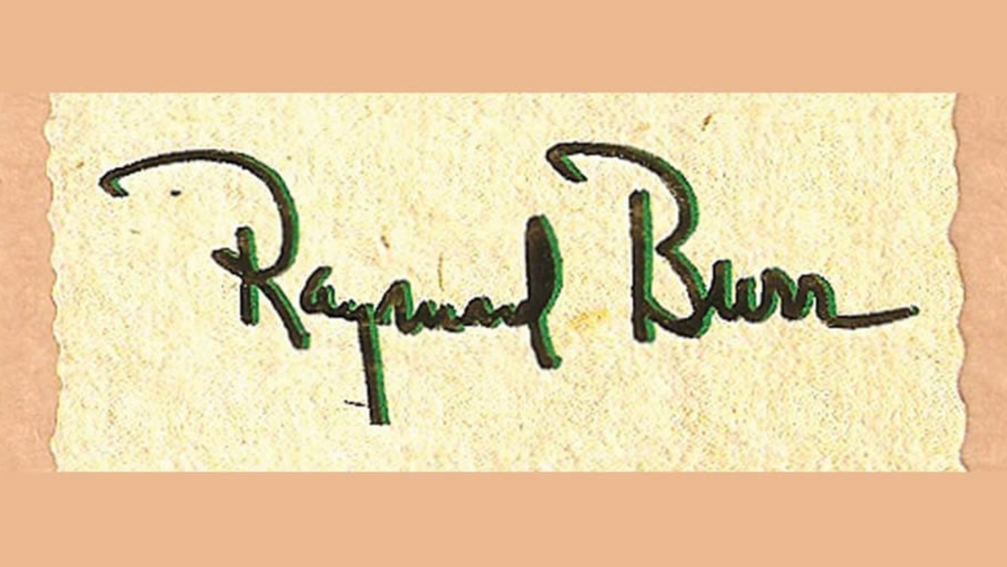 Raymond Burr In Healdsburg